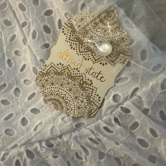 Altar’d State White Eyelet Dress - Picture 4 of 5